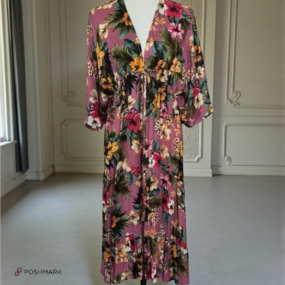 💖 Gigio Tropical Floral Maxi Dress 💖